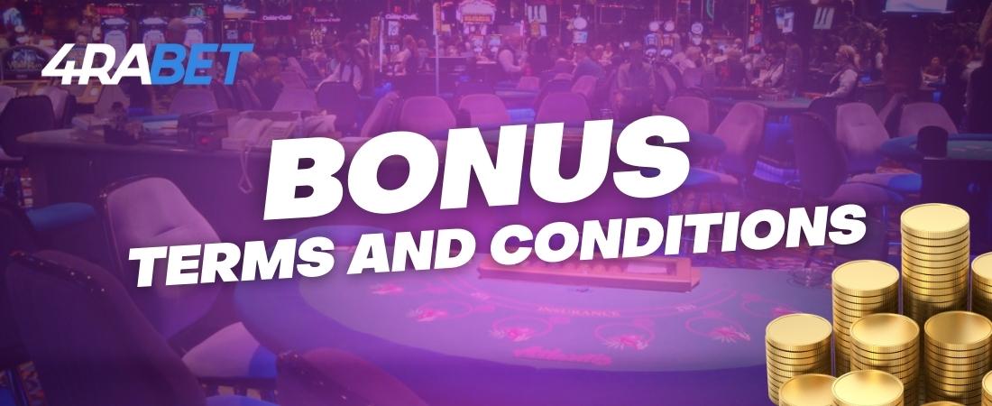 Terms and Сonditions of the Bonus in India