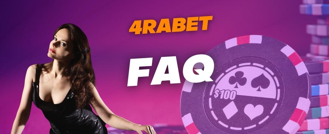 4rabet India official website FAQ